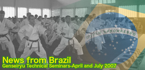 News from Brazil:Genseiryu Technical Seminars-April and July 2007