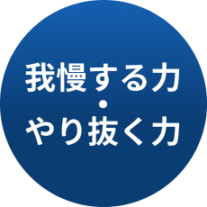 我慢する力・やり抜く力